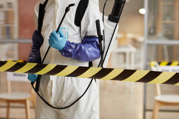Professional Blood Cleanup technician working in Little Silver, NJ